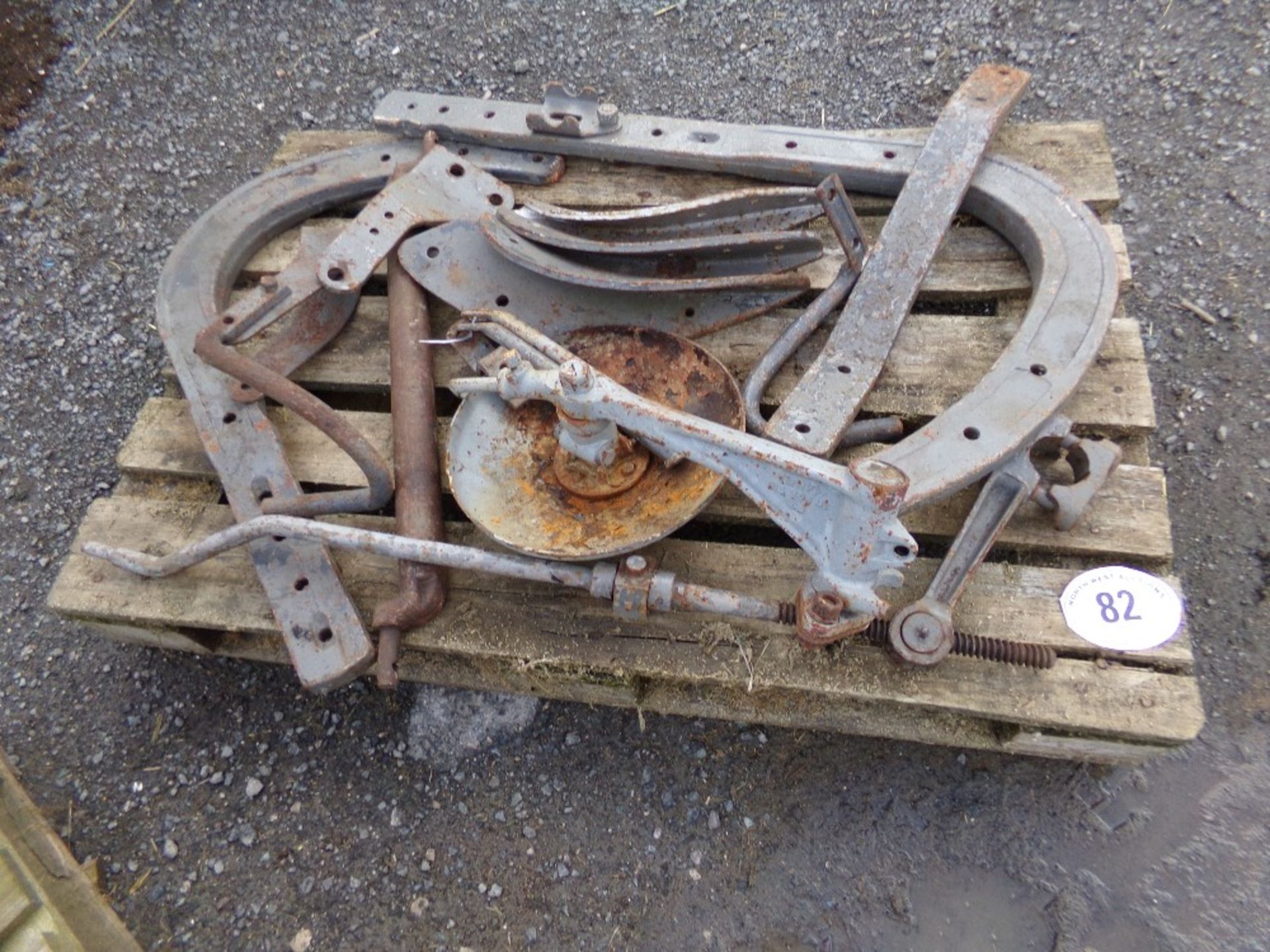 SELECTION OF FERGUSON PLOUGH PARTS (NO V