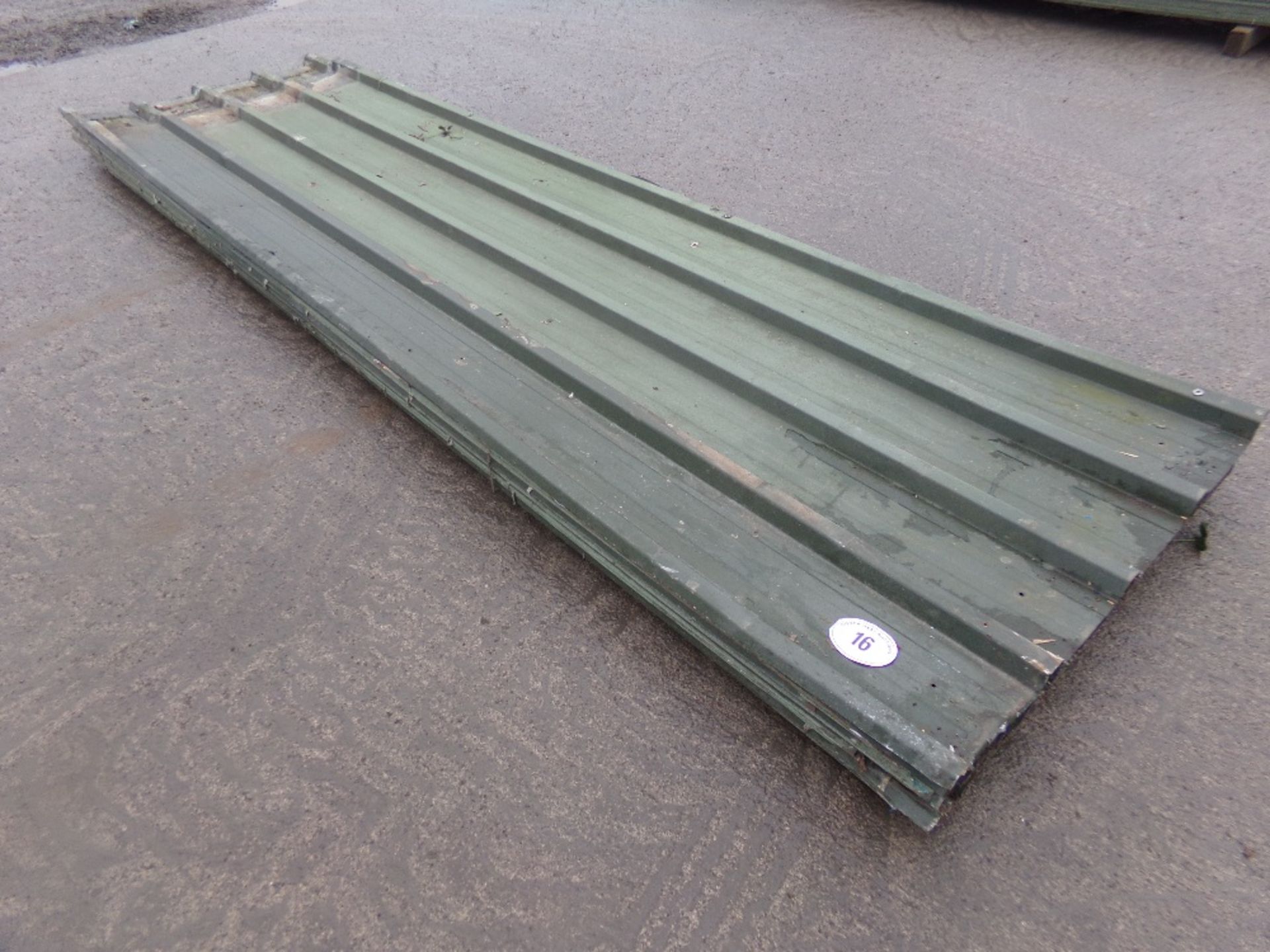 36 X GREEN TIN 12FT SHEETS