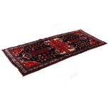 1930's Bijar Persian Hand Knotted Wool Runner Rug