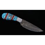 Navajo Yellowhorse Turquoise Trophy Deer Knife