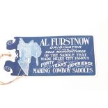 Like New Al. Furstnow Saddle Tag Early 1900"s