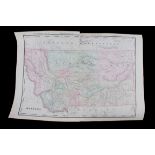 Montana & Yellowstone National Park Map c1902