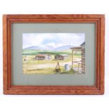 James Haughey Montana Landscape Watercolor Print