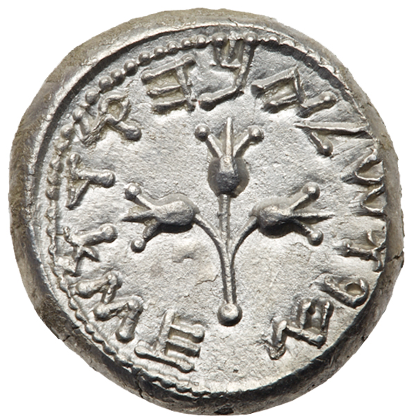 Judaea, The Jewish War. Silver Shekel (13.95 g), 66-70 CE. MS - Image 3 of 3