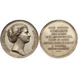 Medal. Silver-plated Bronze. Unsigned. In Honor of Princess Maria Scherbatova, 1855.