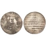 German States: Saxony. Johann Georg I (1616-1656). Silver "Death" Taler, 1656