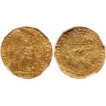 France. Jean II Le Bon (1350-1364). gold Royal d'or, undated