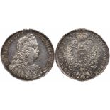 Hungary. Charles VI (1711-1740). Silver Â½ Taler/ Â½ TallÃ©r, 1740 KB (14.4g).