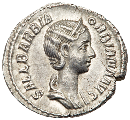 Orbiana. Silver Denarius (2.63 g), Augusta, AD 225-227. EF - Image 2 of 3