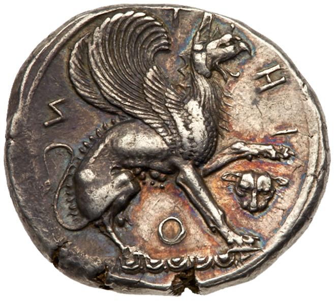 Ionia, Teos (c. 480-449 B.C.), an exceptional pair of Silver Staters. EF - Image 4 of 5