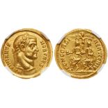 Galerius. Gold Aureus (5.36 g) AD 305-311