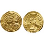 Heraclius. Gold 'Solidus' (1.94 g), 610-641. VF