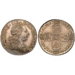 George III (1760-1820), Silver Shilling, 1763, so-called Northumberland type