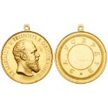 Large Neck Medal for Zeal. GOLD. 51 mm.