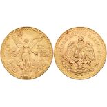 Mexico. Estados Unidos. Gold 50 Pesos, 1924