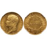 France. Napoleon Bonaparte, First Empire (1804-1814). gold 40 Francs, AN 13-A (1804) Paris mint