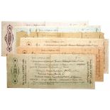 50, 100, 500 and 1,000 Roubles, 1918. 5% debentures