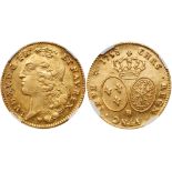 France. Louis XV (1715-1774). gold 2 Louis d'or au bandeau, 1758-BB (Strasbourg)