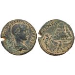 Samaria, City Coinage, Neapolis. Philip II. Ã† 28 (15.20 g), AD 247-249. AEF