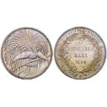 German New Guinea. Wilhelm II (1888-1918). Silver 5 Mark, 1894-A