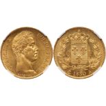 France. Charles X (1824-1830). gold 40 Francs, 1830-A (Paris)