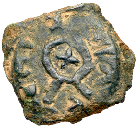 Judaea, Herodian Kingdom. Herod I. Ã† Prutah (1.85 g), 40 BCE-4 CE. VF - Image 2 of 3