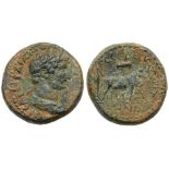 Judaea, City Coinage, Aelia Capitolina (Jerusalem). Hadrian. Ã† 23 (11.59 g), AD 117-138. EF