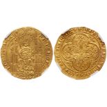 France. Philippe VI De Valois (1328-1350). gold Lion d'or, undated