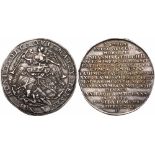 German States: Saxony - Albertine. Johann Georg II (1656-1680). Silver Taler, 1680 (27.77g).