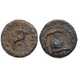 Judaea, Herodian Kingdom. John Hyrcanus I. Ã† 2 pruthot (4.35 g), 134-104 BCE. VF