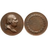 Medal. Bronze. 40.6 mm. By Barre. In Honor of General Alexeeff, 1818.