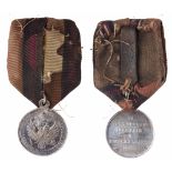 Award Medal for the Pacification of Hungary and Transylvania, 1849.