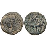 Elagabalus, with Severus Alexander, as Caesar. Ã† 23 (8.44 g), AD 218