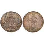 German States: Brunswick-LÃ¼neburg. George I, King of England (1714-1727) Silver Taler, 1717-HH