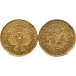 Peru - South Peru. Gold 8 Escudos, 1838 CUZO MS