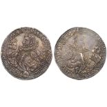 German States: Saxe-Old-Weimar. Friedrich Wilhelm I and Johann III (1573-1602). Silver Taler, 1597