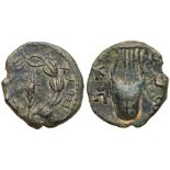 Judaea, Bar Kokhba Revolt. Ã† Medium Bronze (6.1 g), 132-135 CE. VF