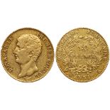 France. Napoelon Bonaparte, Consulate (1799-1804). gold 20 Francs, AN XI-A (1802-1804) Paris mint