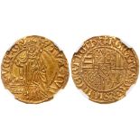 France: Lorraine. Duke Jean I (1348-1389), gold Florin, undated