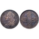 George II (1727-60), Proof Silver Shilling, 1746