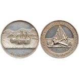 Medal. Silver. Raising of the Russian Sebastopol Fleet, 1860.