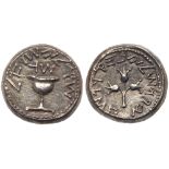 Judaea, The Jewish War. Silver Shekel (13.87 g), 66-70 CE. EF