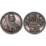 Johann Friedrich (1503-1554). Cast Silver Medal, 1535 (62.8g)