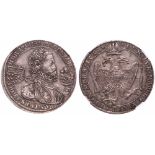 Hungary. Rudolph II (1576-1612). Silver Taler/TallÃ©r, 1598. NagybÃ¡nya/Neustadt.