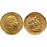 George III (1760-1820), Gold Sovereign, 1820