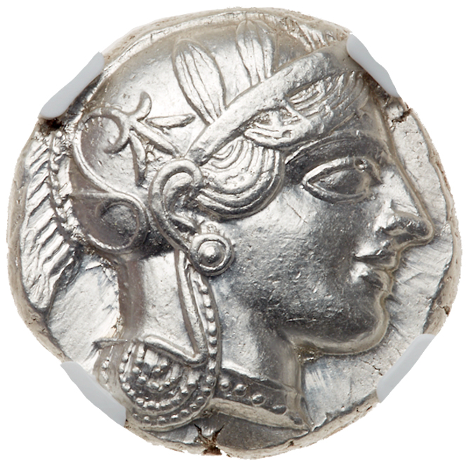 Attica, Athens. Ca. 440-404 BC. Silver Tetradrachm (17.20 g) - Image 2 of 3