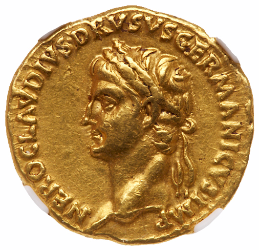 Nero Claudius Drusus. Gold Aureus (7.82 g), died 9 BC - Image 2 of 3