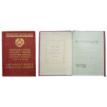 Order of the Red Banner of Labor of Tajikistan blank Orders Book