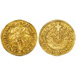 Great Britain. Elizabeth I (1558-1603). Gold Half Angel, Undated (2.55g)