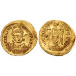 Anastatius I (A.D. 491 - 518), Gold Solidus (4.47g).. EF